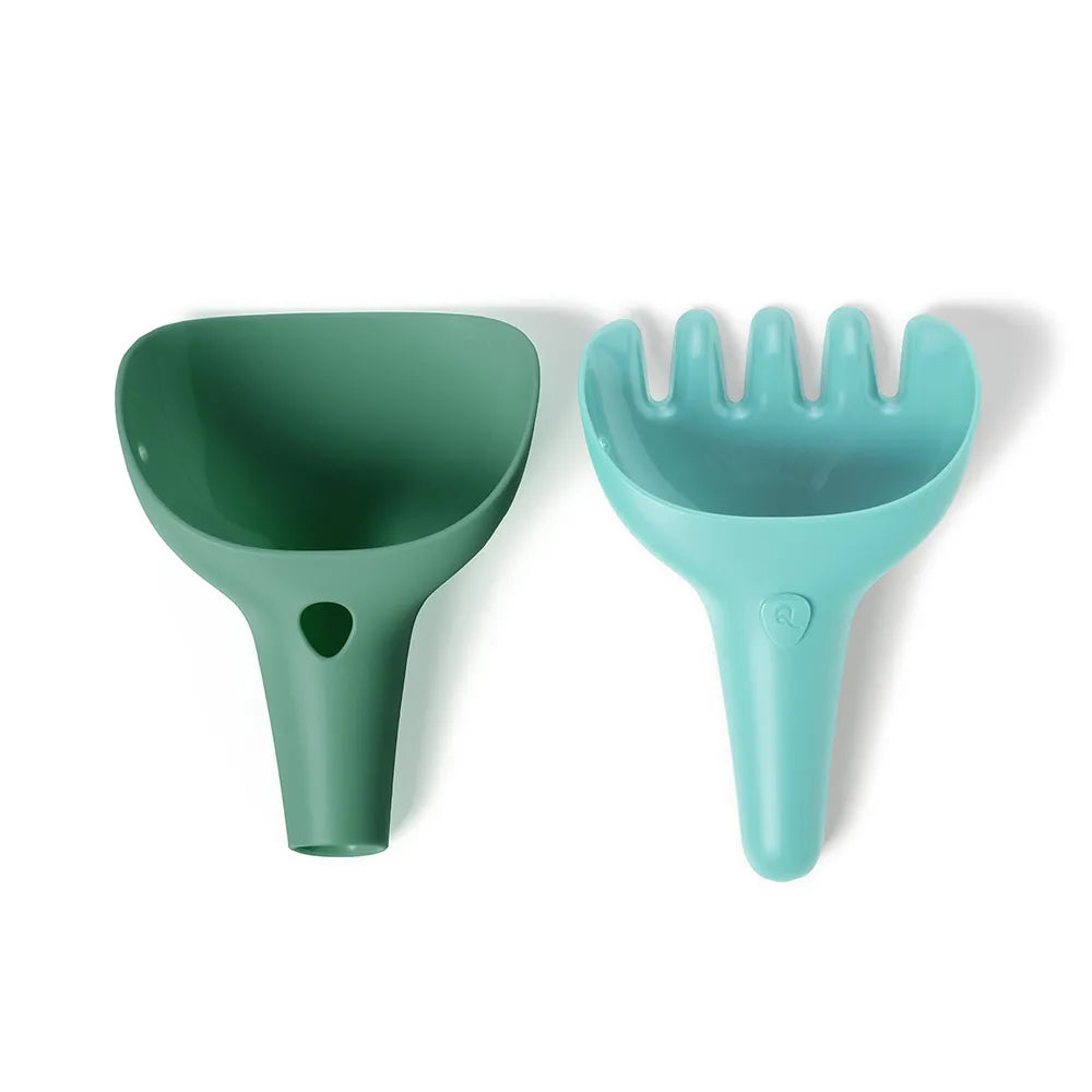 Raki Spielzeugset 2 in 1 bestehend aus Rechen und Schaufel in einzigartigem Design.