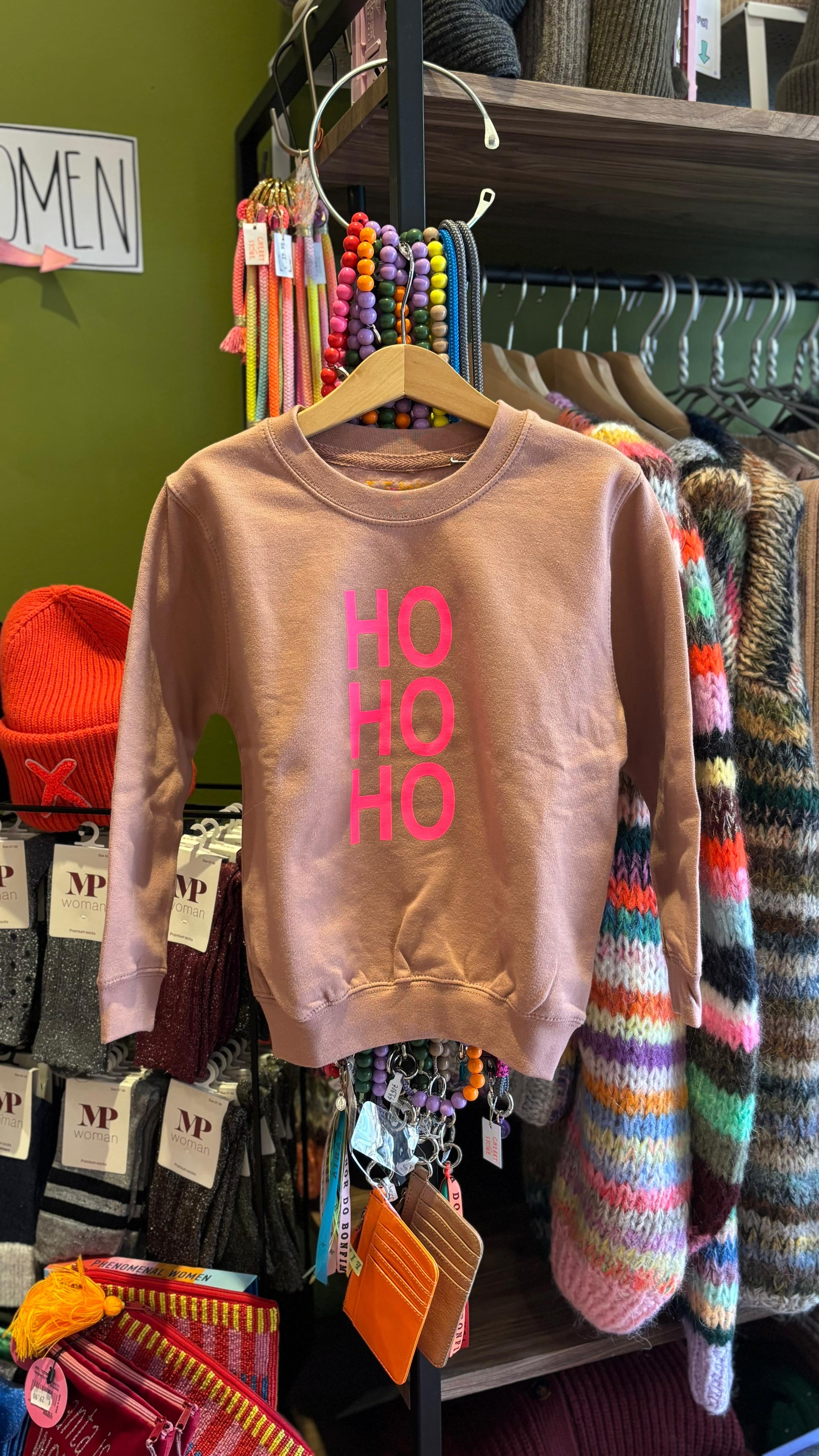 Weihnachtspullover "HoHoHo" für Kinder