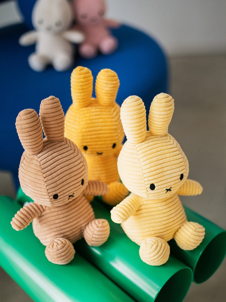 Miffy Corduroy ECO 23cm - buttercream