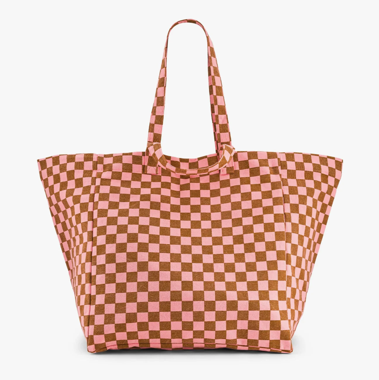 Checkerboard tote bag sale