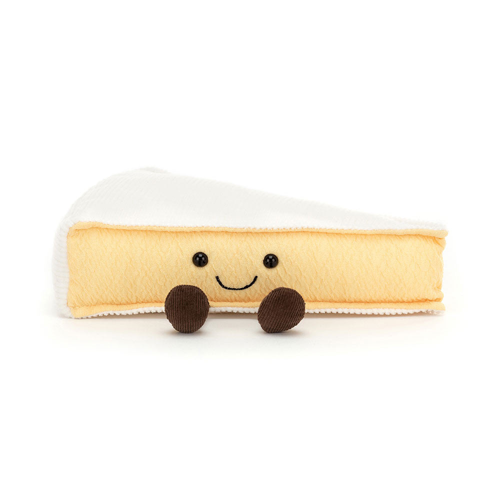 Amuseables Brie. Aus der hauseigenen Jellycat Käse Serie.