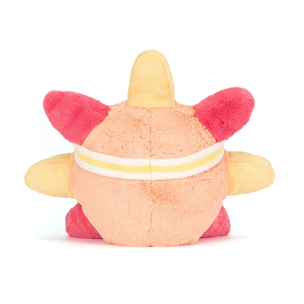 Jellycat Amuseables Sun Kuschelsonne mit Rollschuhen und lächelndem Gesicht in Gelb