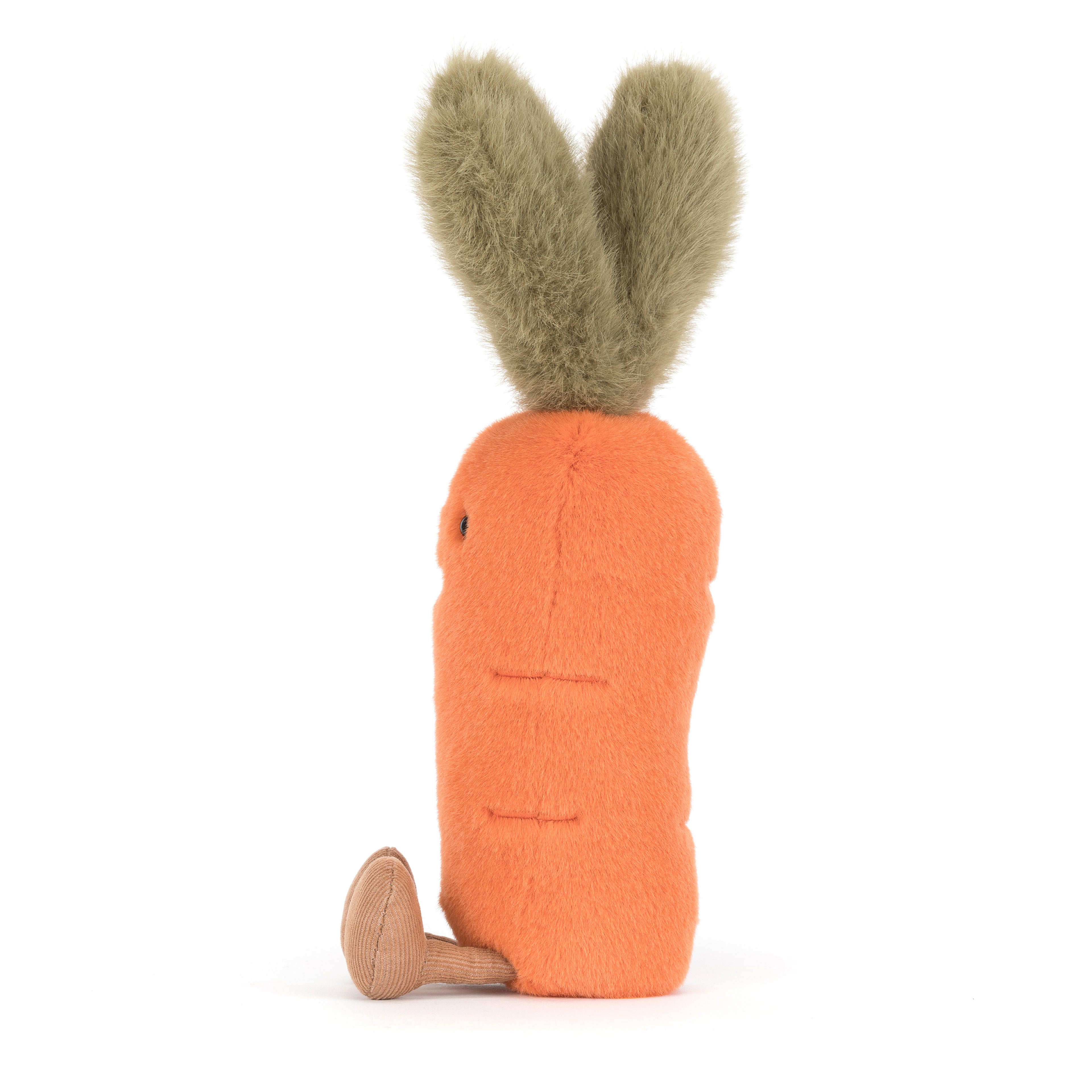 Jellycat Amuseables Carrot, süße Plüsch-Karotte mit fröhlichem Lächeln