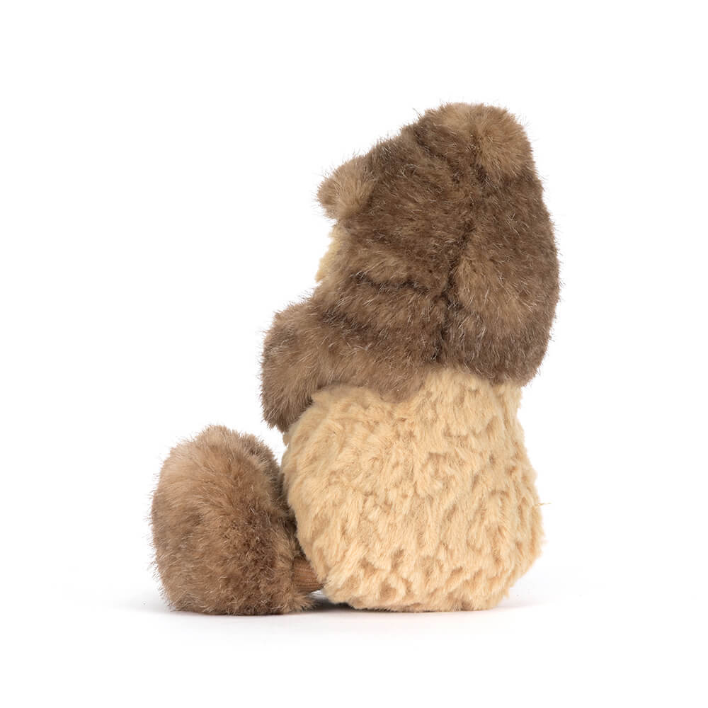 Jellycat Amuseables Peanut Yeti Outfit – flauschige Plüsch-Erdnuss im Yeti-Kostüm mit baumelnden Beinchen und lächelndem Gesicht