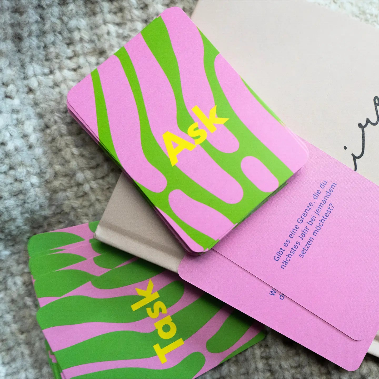 finimi Kartenset, Ask und Task, Birthday Edition, Rückblick, Reflexion, Wachstum