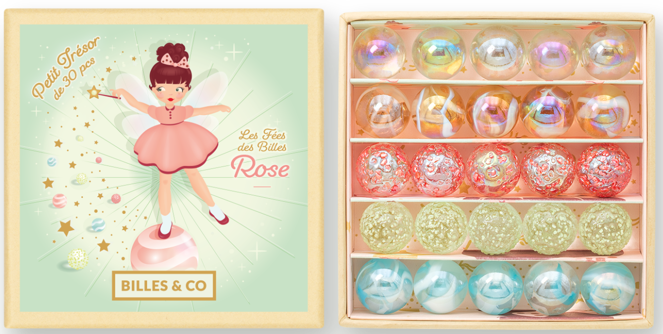 Marbles and Peebles Pink Fairy Treasure, mini box