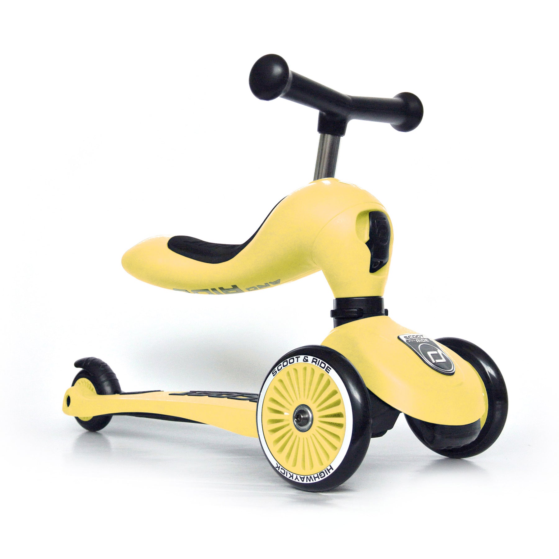 Kinderroller mit Sitz - Highwaykick 1 in lemon