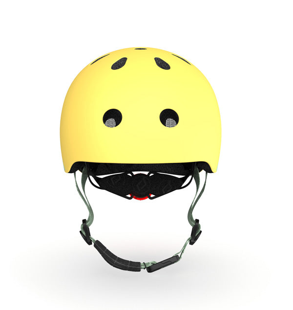 Scoot and Ride Kinderhelm XXS Lemon, sicherer Fahrradhelm und Rollerhelm