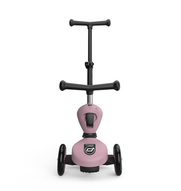 Kinderroller mit Schiebestange - Highwaykick 1 Push and Go - wildberry