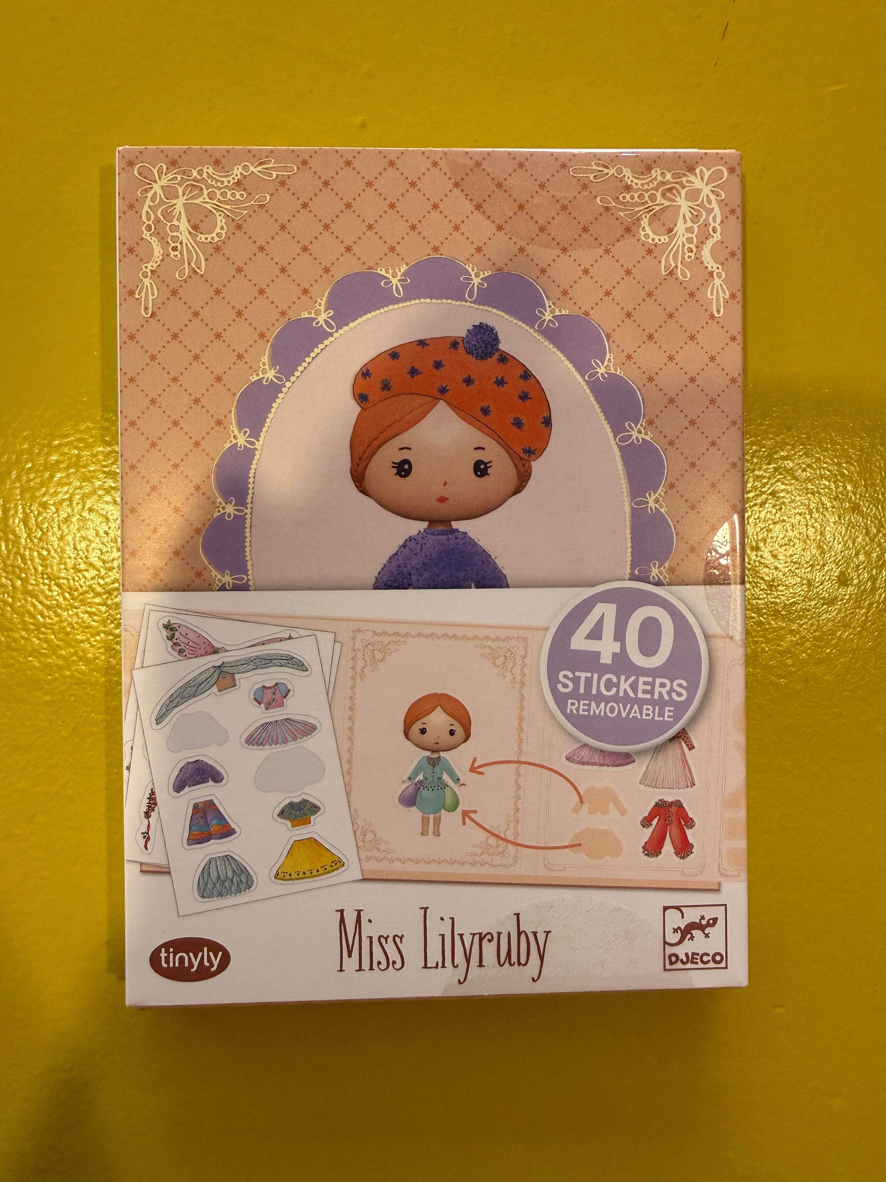 Miss Lilyruby - 40 Stickers Removable