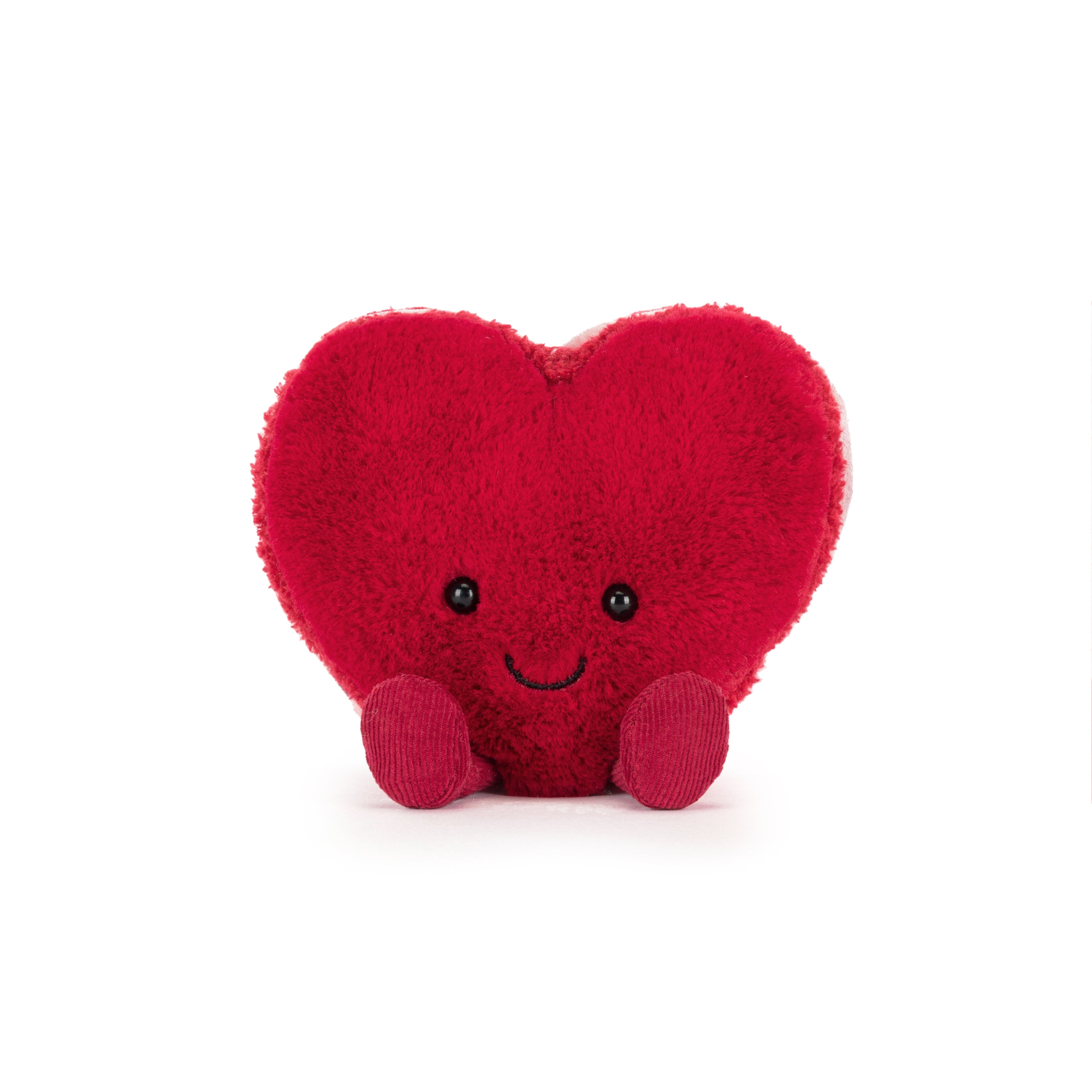 Jellycat Amuseables Arlette Heart Macaron Kuscheltier mit Herz, perfektes Valentinstag Geschenk