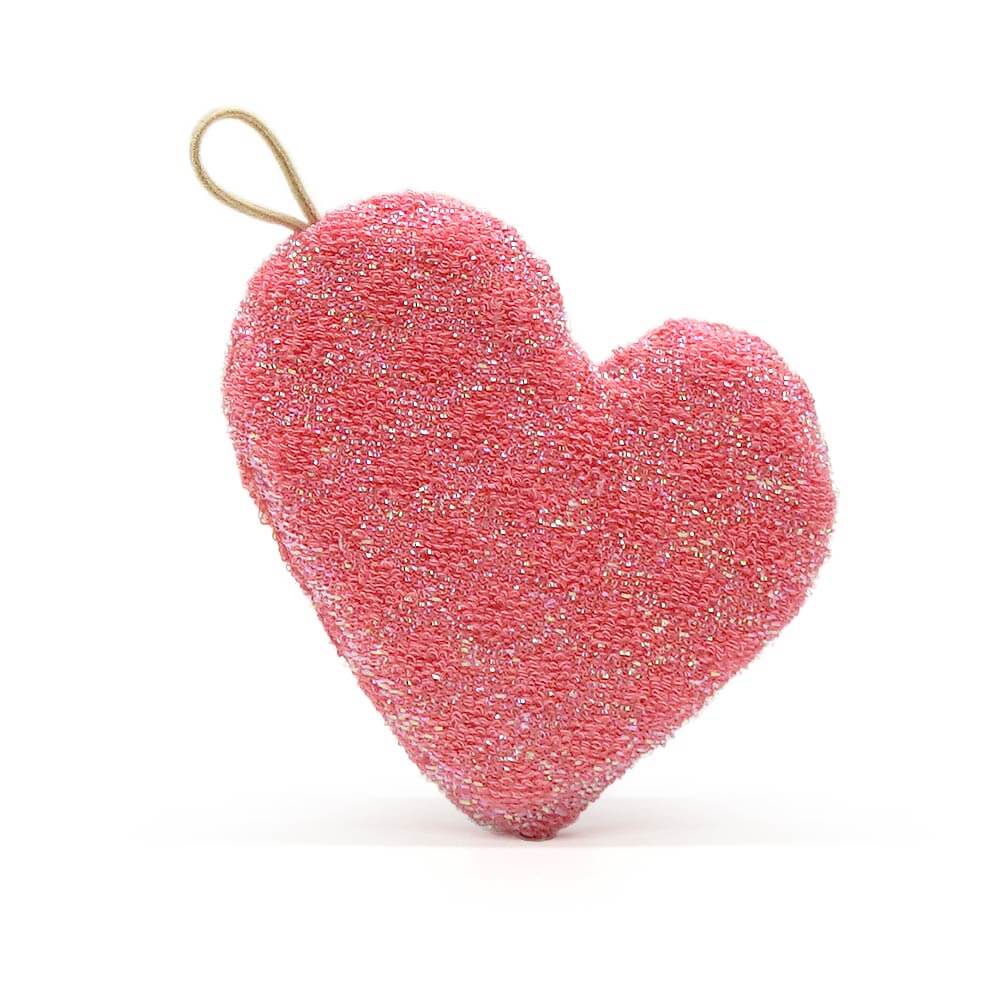 Küchenschwamm Herz, 12,5 cm, sorgt für gute Laune in der Küchen, süßes Geschenk zum Valentinstag