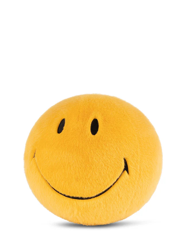 Plüsch-Smiley "Smiley ECO Fuzzy" (23 cm/gelb) von BON TON TOYS