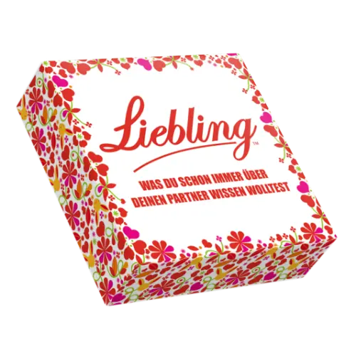 Geschenkidee Spiel Liebling für Partnerinnen, Familie und Freundinnen