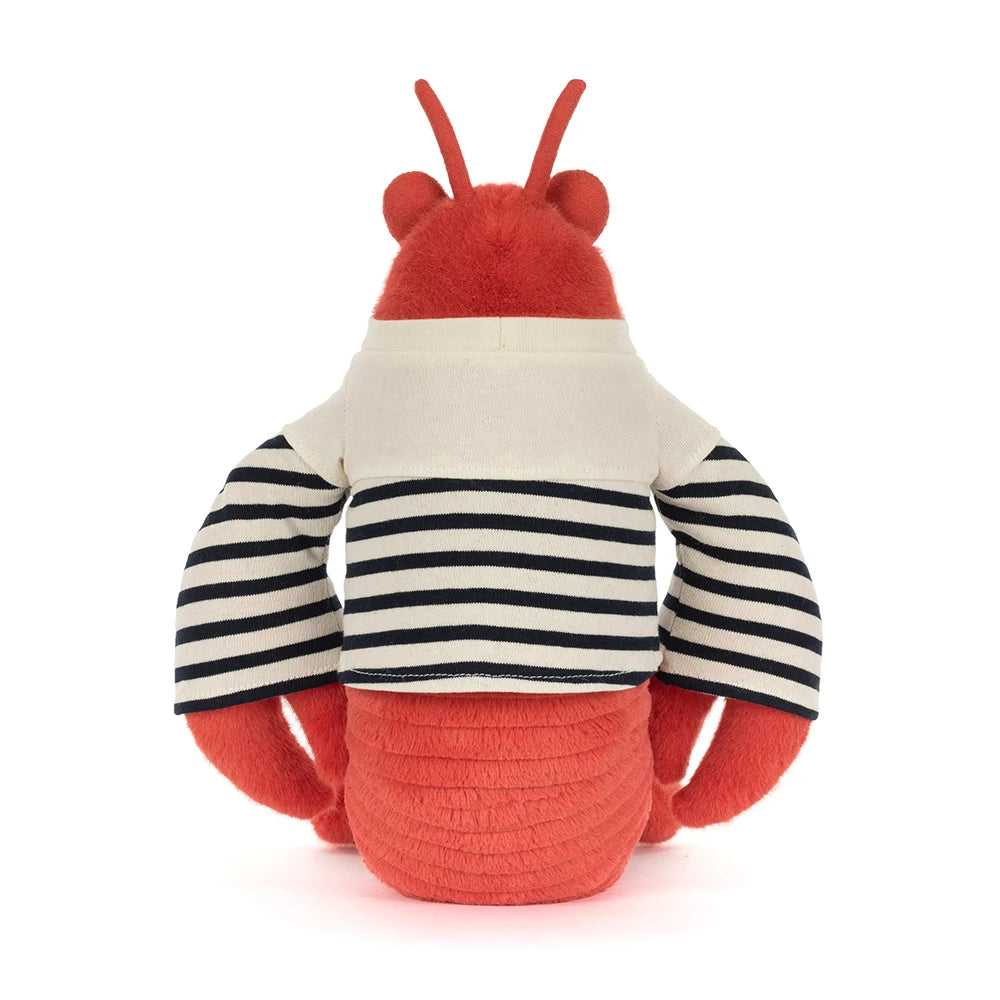 Kuscheltier Lobster in krebsrotem Rot als weiches Plüschtier mit maritimem Look zum Kuscheln