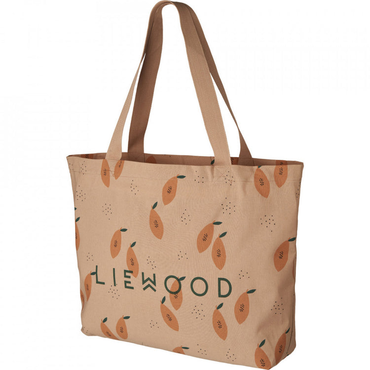 Maxi Tote Bag von Liewood im Papaya Style.