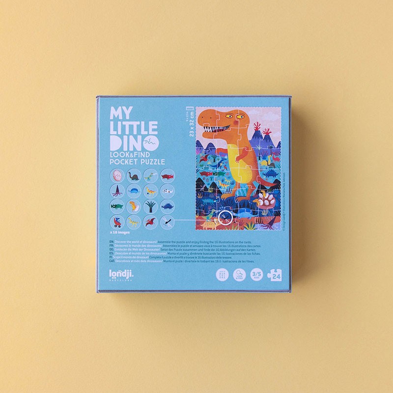 Pocket-Puzzle "MY LITTLE DINO" (ab 3 Jahren)