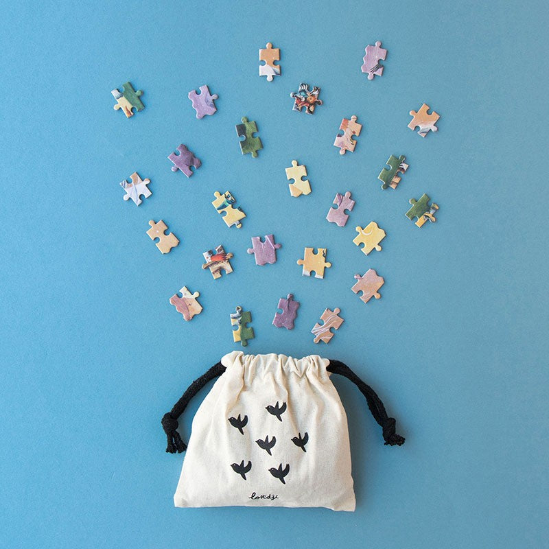 londji Pocket‑Puzzle „My Unicorn“, 100 Teile, magische Einhorn‑Welt, für Kinder ab 6 Jahren