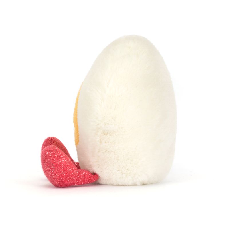 Jellycat Amuseables Heart Boiled Egg Kuscheltier mit Herz, Valentinstag-Geschenk