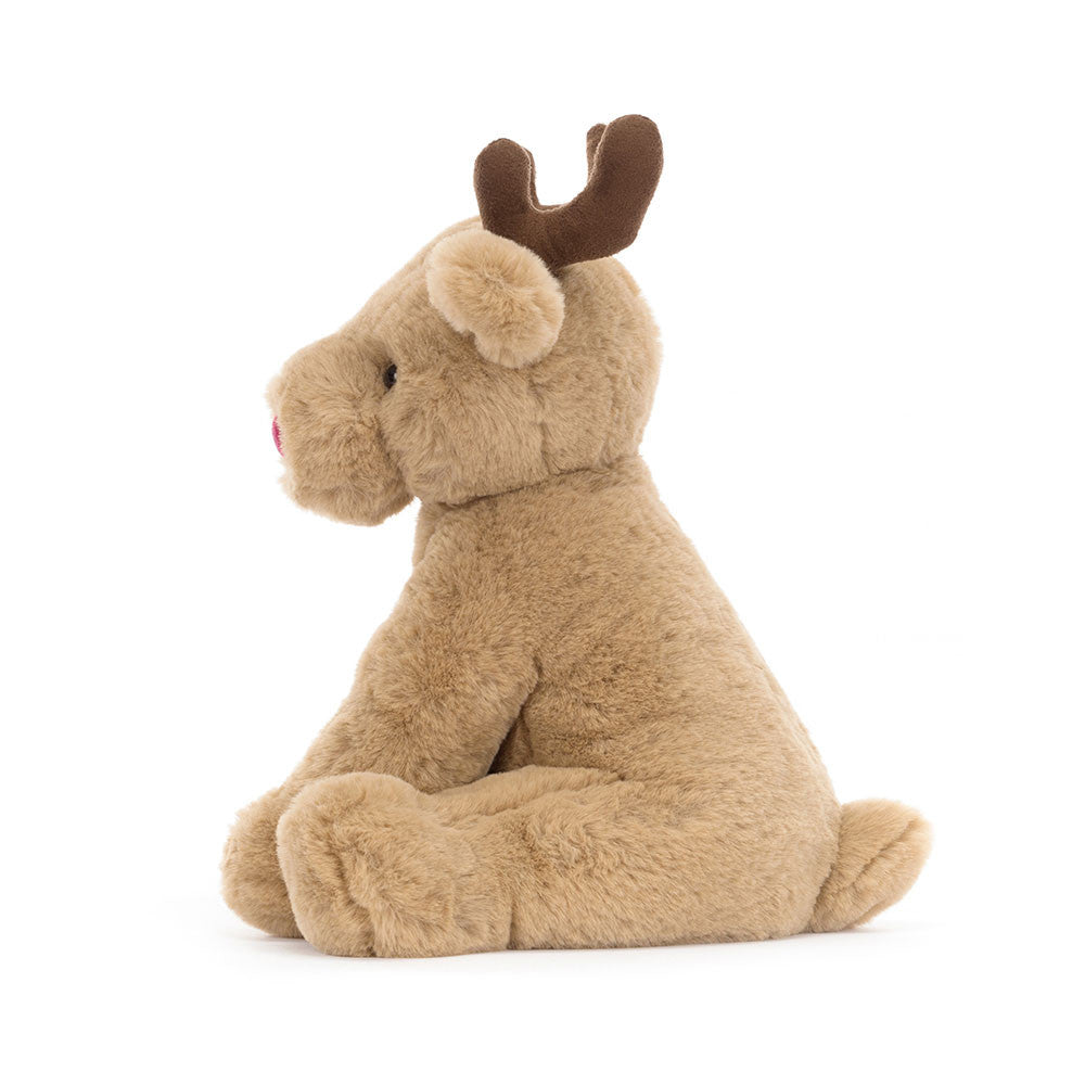 Seitenansicht Romy Reindeer von Jellycat.
