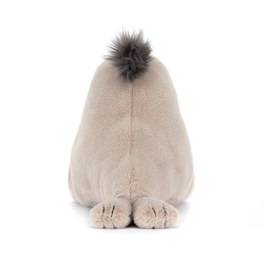 Jellycat Roarwell Sea Lion Kuscheltier Seehund mit kleinen Flossen und weichem grau-braunem Fell