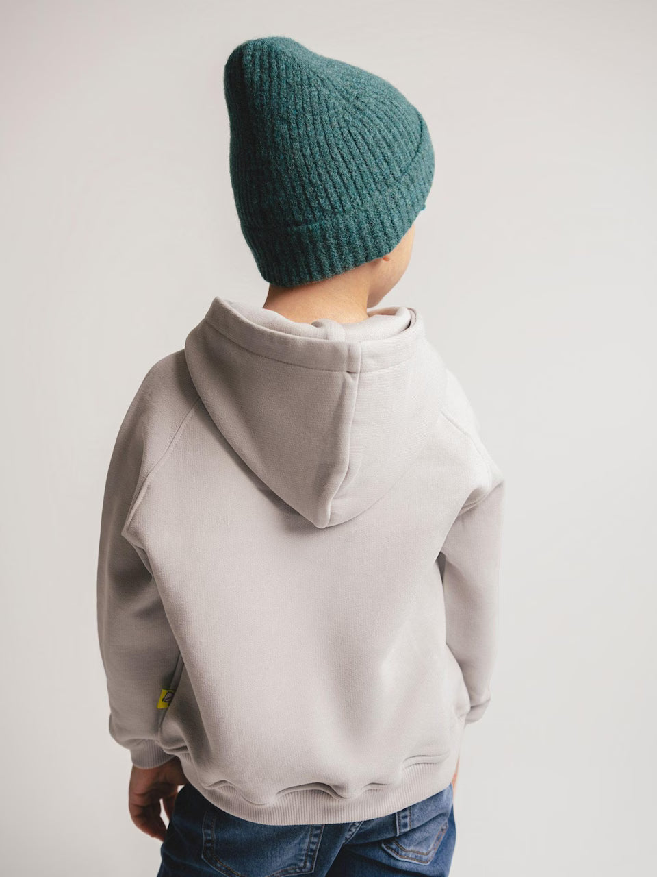 SATURNDAY Hoodie "Krokodil" in Grau