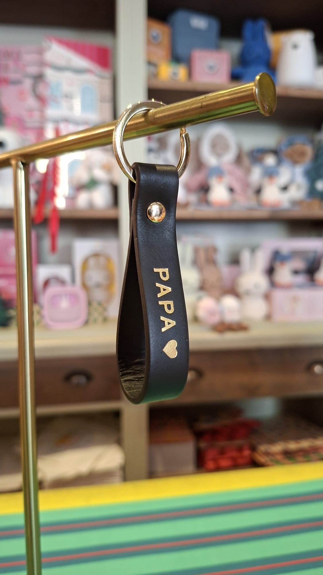 Love Papa "Leder-Schlüsselanhänger"