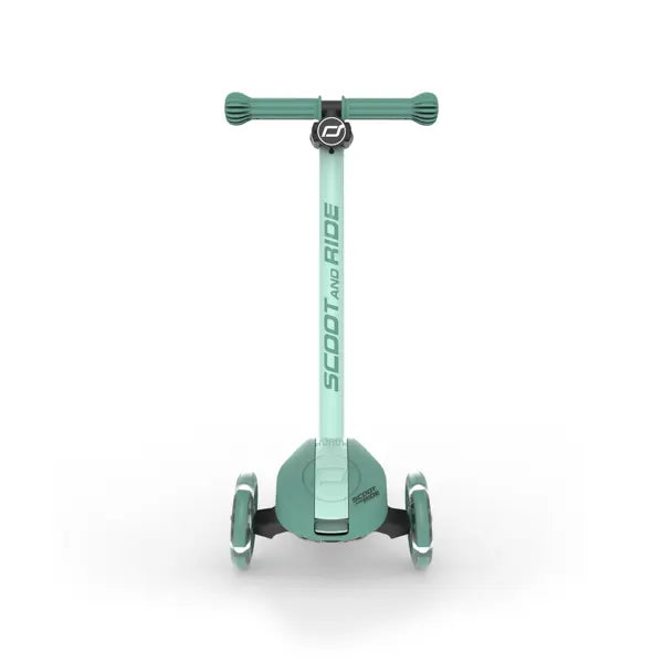 Scoot and Ride "Highwaykick 3S", Forest, mitwachsender Kinderroller ab 3 Jahren, höhenverstellbarer Lenker