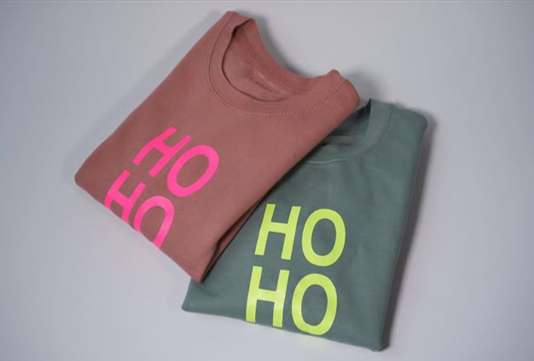 Weihnachtspullover "HoHoHo" für Kinder