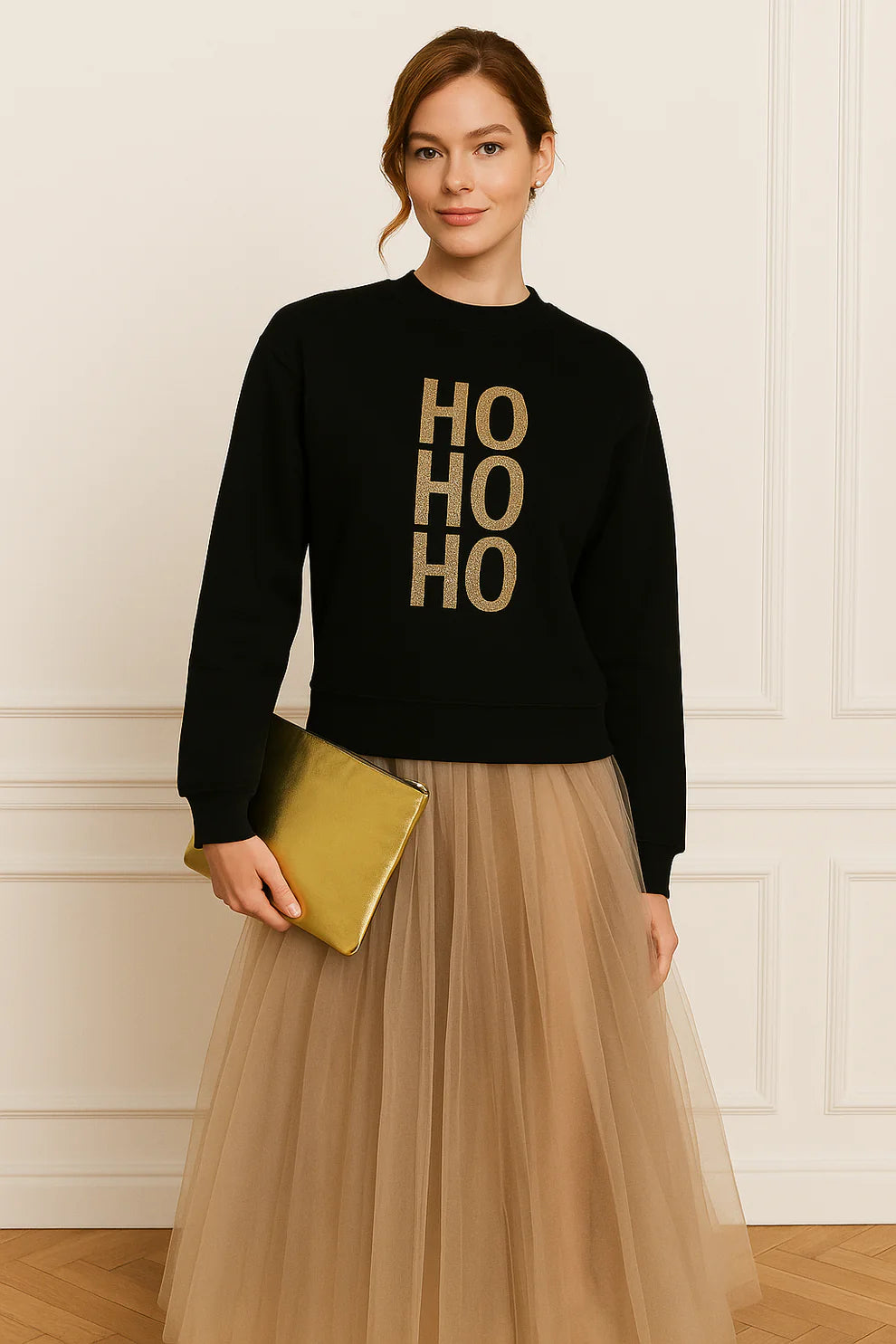Sweatshirt Ho Ho Ho, Damen von T.Tolein