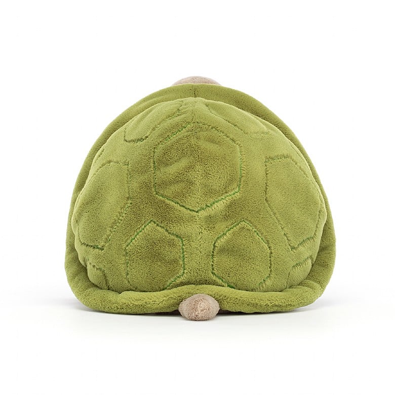 Timmy Turtle von Jellycat Rückansicht.