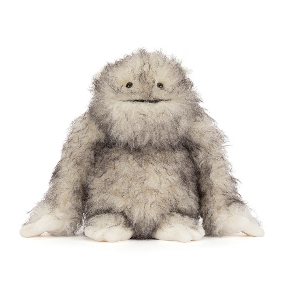 Jellycat Bretti Yeti Kuscheltier sanfter Yeti mit langen Armen zum Umarmen und weichem Fell