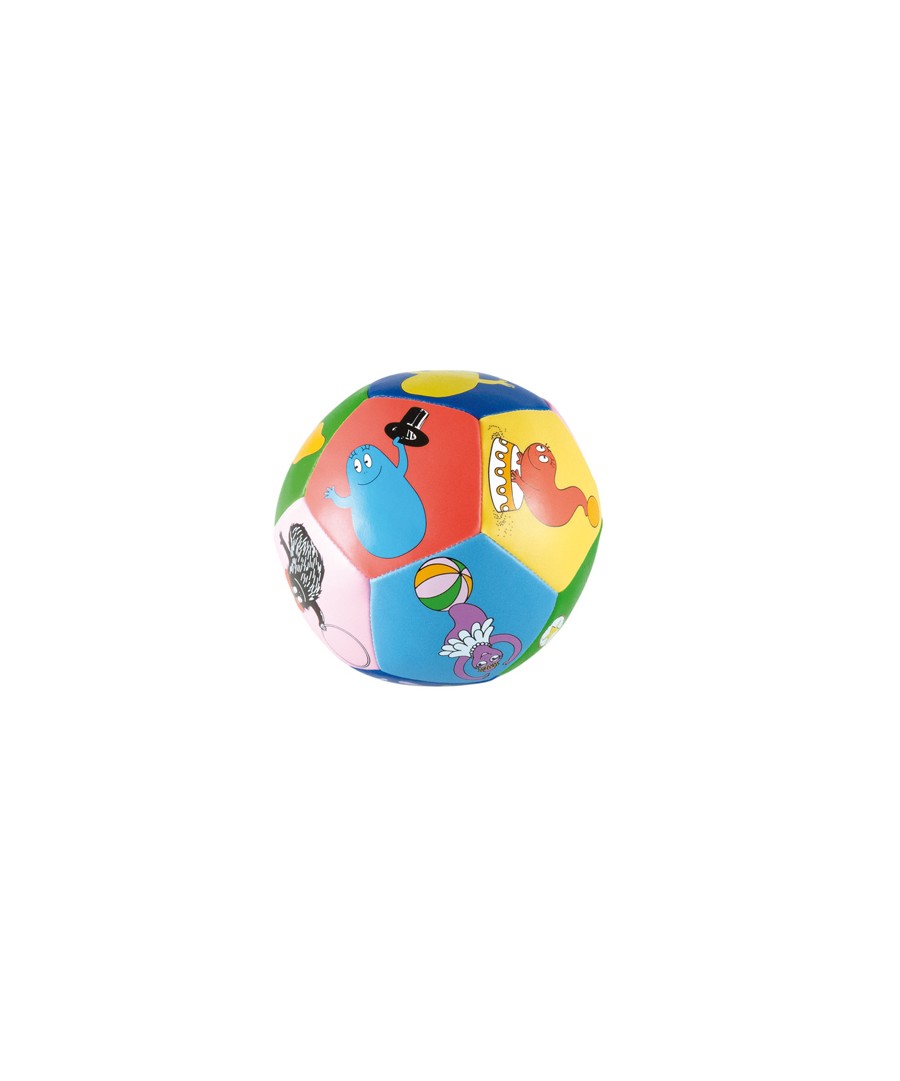 Bunter weicher Ball für Kleinkinder ab etwa einem Jahr.