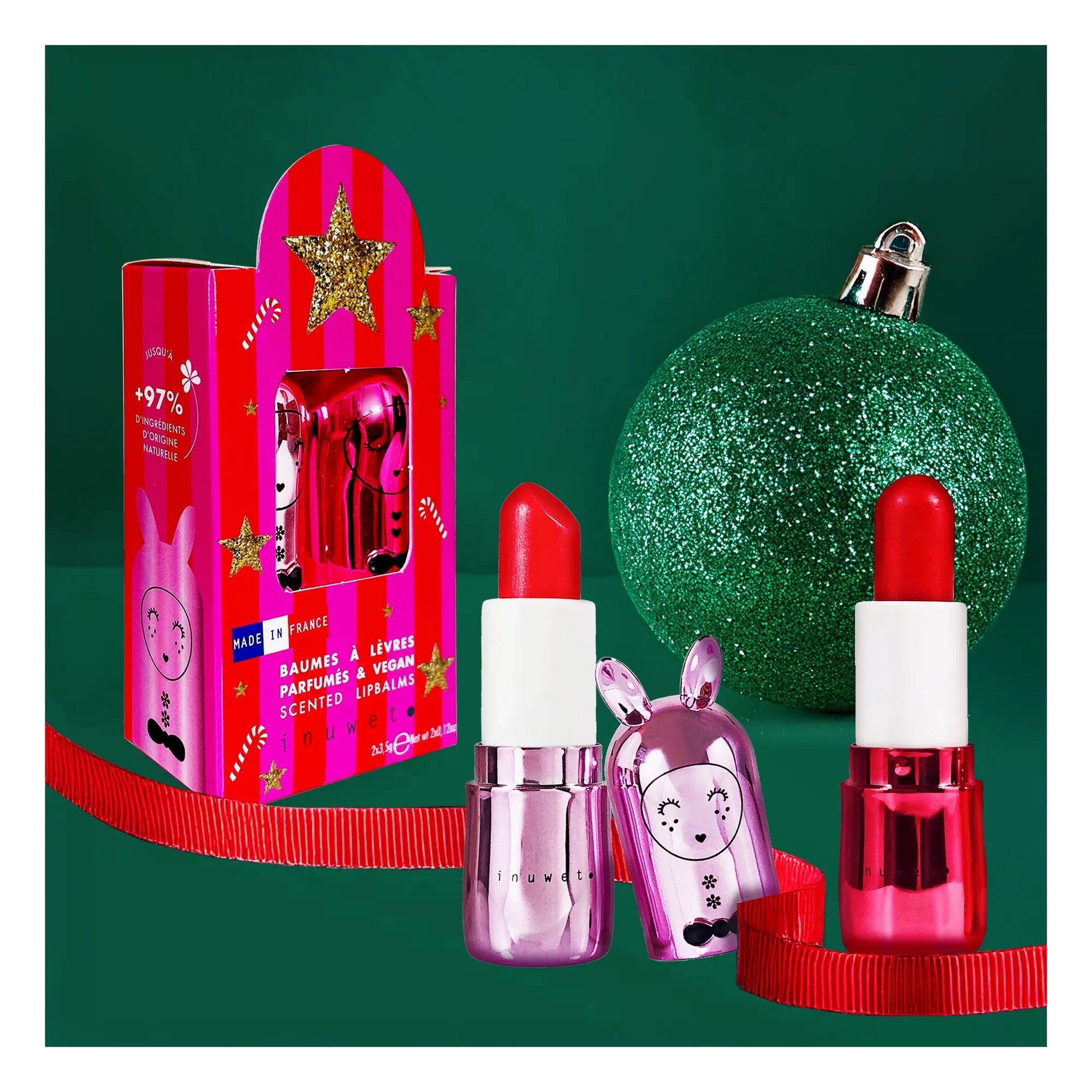 Inuwet Couture Metal Lip Balms - 2er-Set