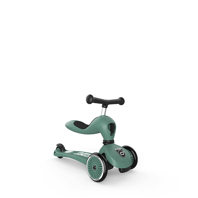 Kinderroller mit Schiebestange - Highwaykick 1 Push and Go - wildberry