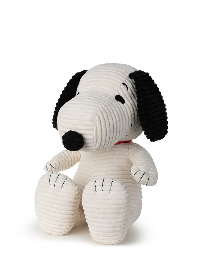 Snoopy ECO Cord-Stoff in Geschenkschachtel 27 cm – Creme