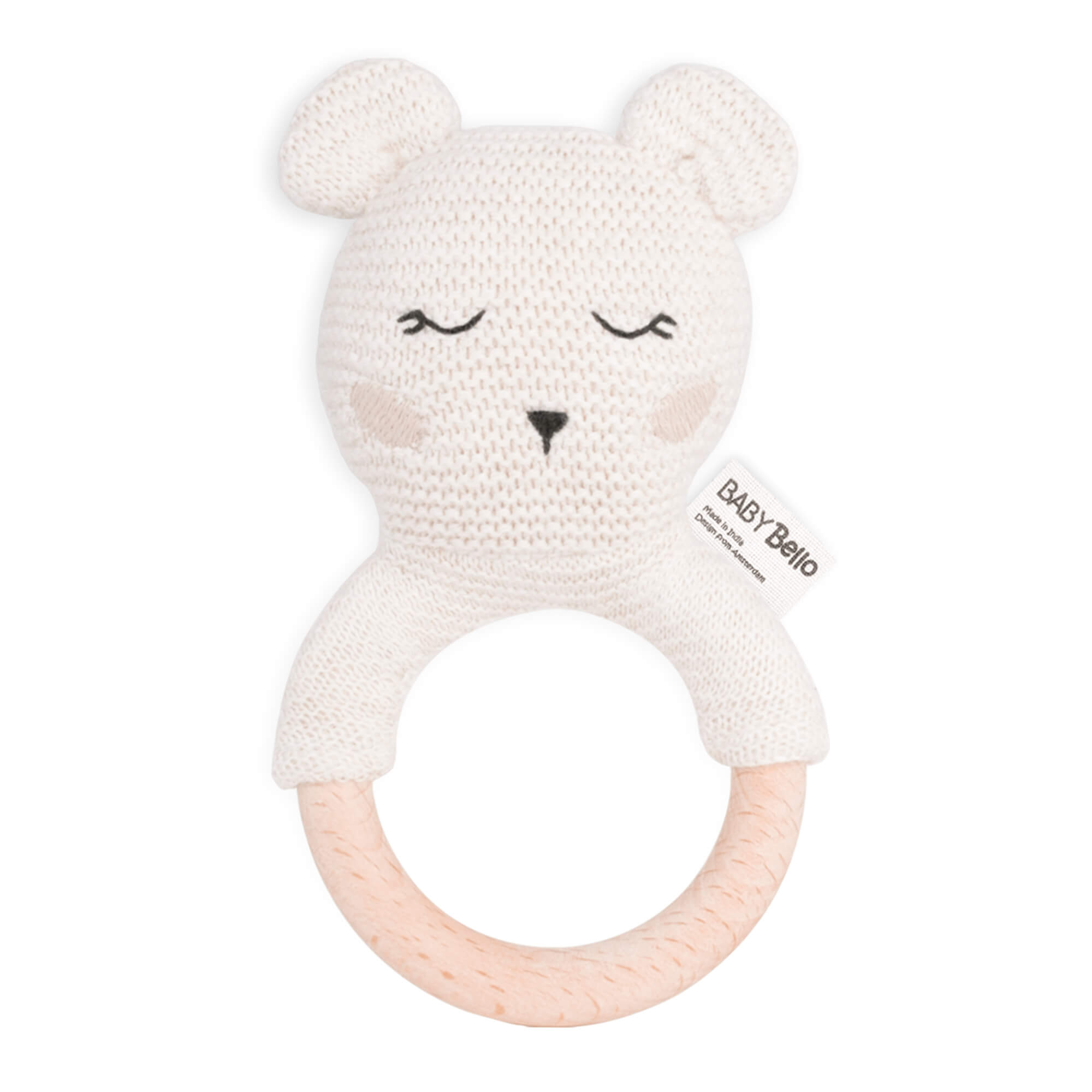 Baby Rassel Eisbär von Baby Bello.