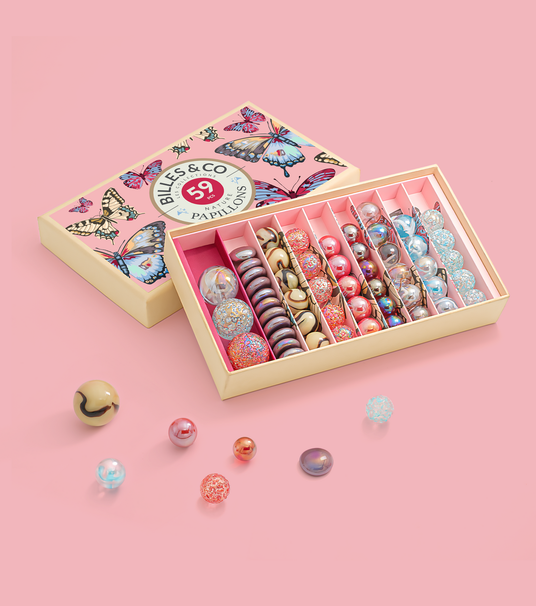 Marbles and Peebles Papillons Anamorphic, large box