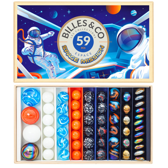 Marbles and Peebles Space Mission, large box