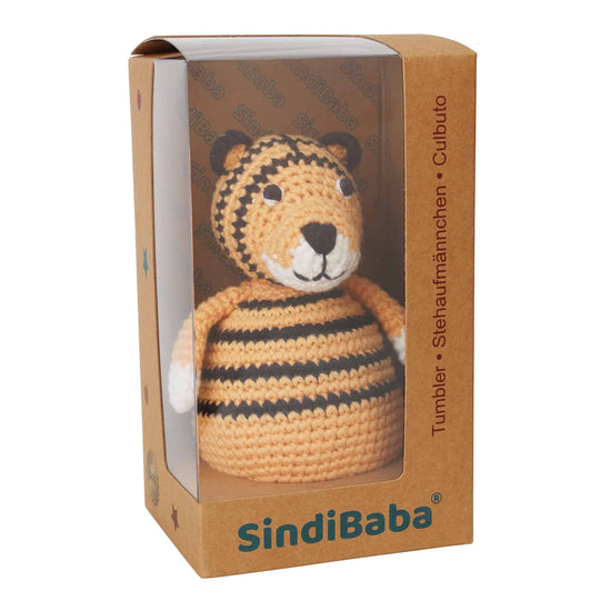 Gehäkelte Wippfigur von Sindibaba.