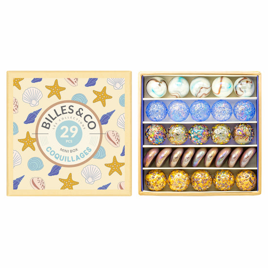 Marbles and Peebles Sea Shells, mini box