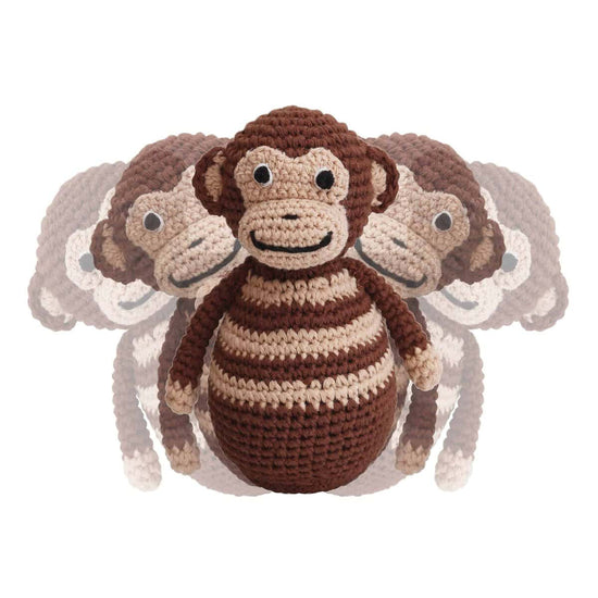 Gehäkelte Wippfigur von Sindibaba.
