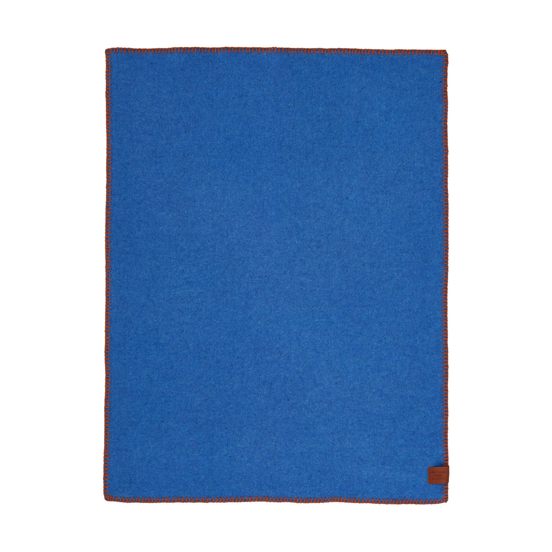 Wolldecke Cozy Baby blau-orange von Klippan.