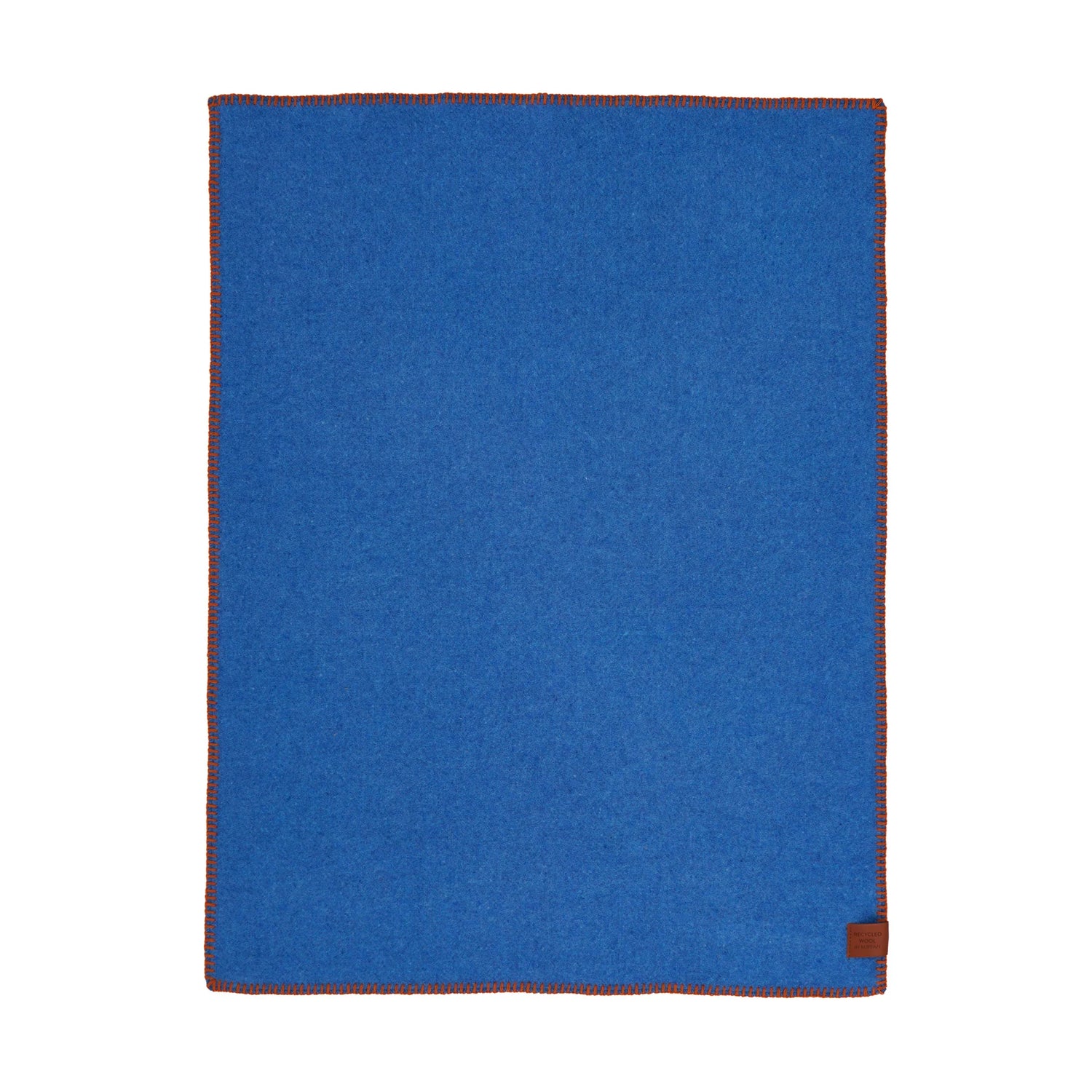 Wolldecke Cozy Baby blau-orange von Klippan.