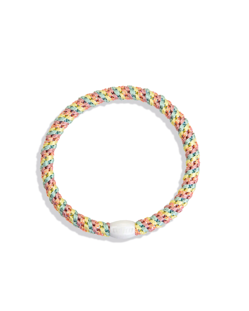 Haargummi KKNEKKI SLIM Tutti Frutti – feines, leichtes Haargummi mit sicherem Halt, auch als Armband tragbar