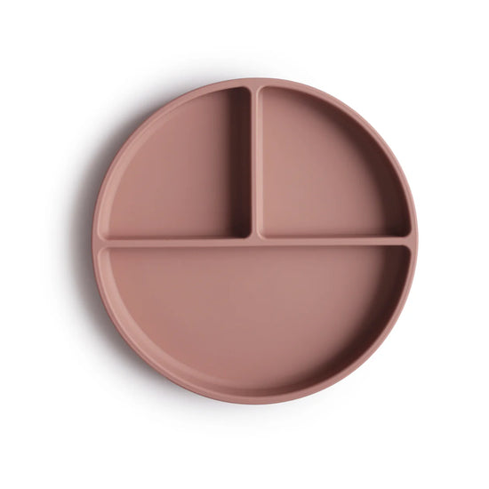 Silicon Suction Plate, cloudy mauve