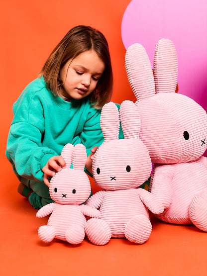 Miffy Corduroy ECO 23cm - pink