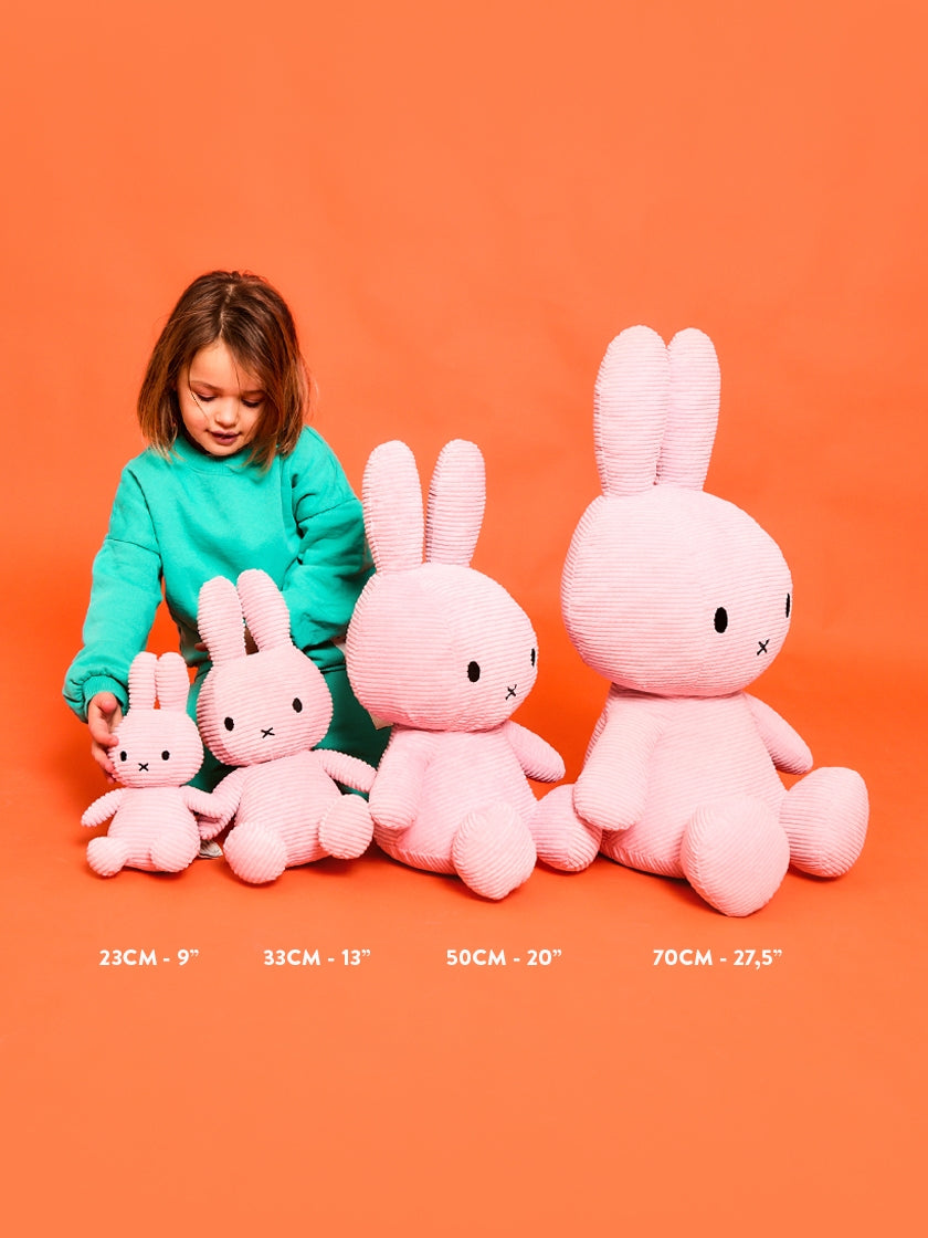 Miffy Corduroy ECO 23cm - pink