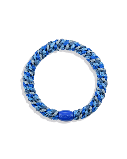 KKNEKKI Haargummi Mix Blue Tones  – geflochtenes Haargummi &amp; trendiges Armband