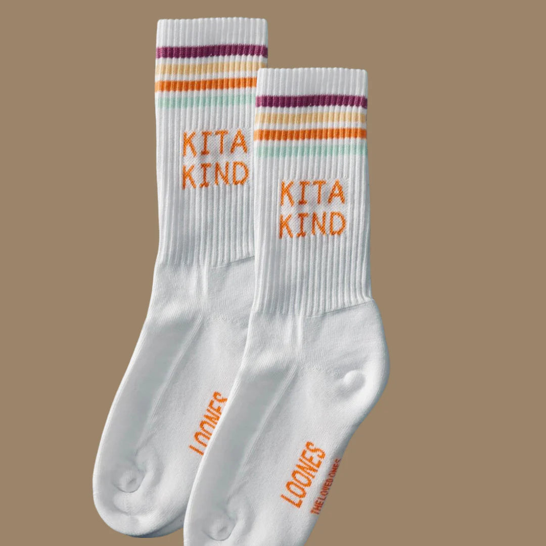 Socken Kids Kita Kind - orange